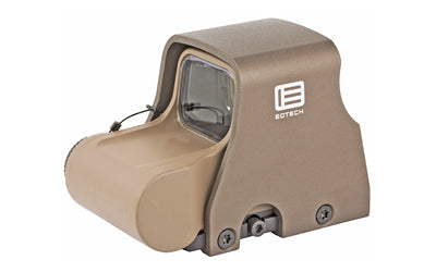 EOTech, Tactical, Holographic, Non-Night Vision Compatible Sight, Red Reticle, 68MOA Ring with 1MOA Dot, Tan, Rear Buttons, Includes CR123 Battery