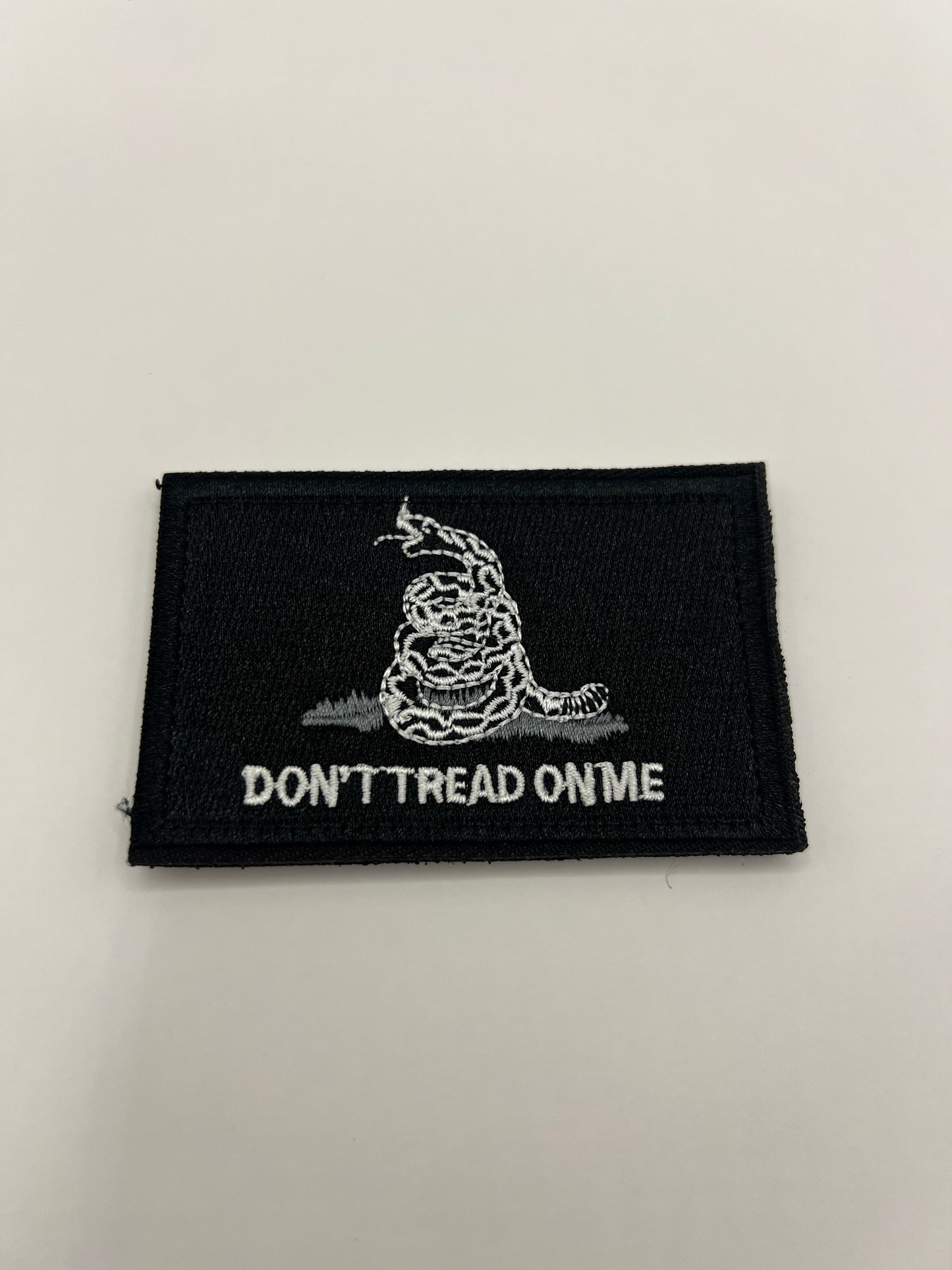 “DON’T TREAD ON ME” BLACK MORALE PATCH