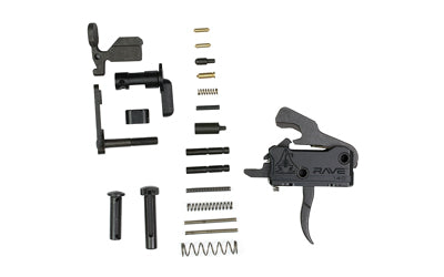 Rise Armament, Rave, Single Stage Trigger, Includes Lower Parts Kit, Fits AR-15, Black